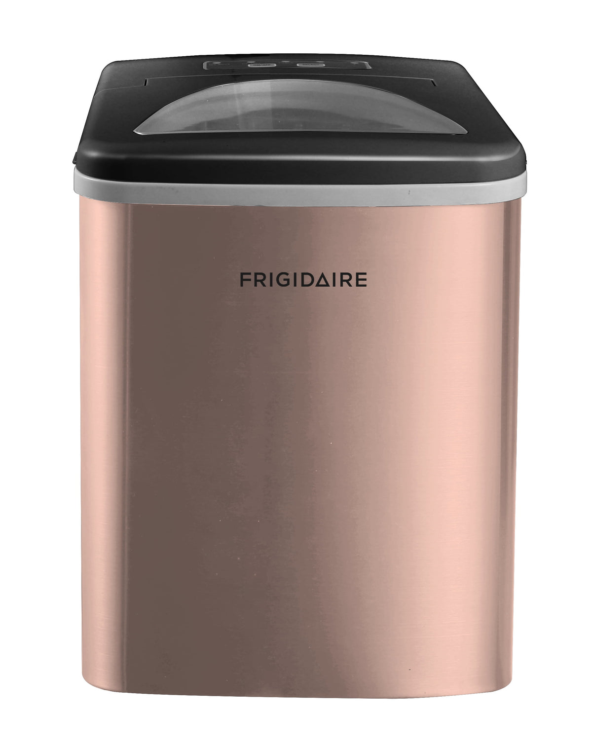 Frigidaire 26 lb. Bullet Ice Maker, Countertop Ice Machine with LED Control Panel, Red Stainless Steel