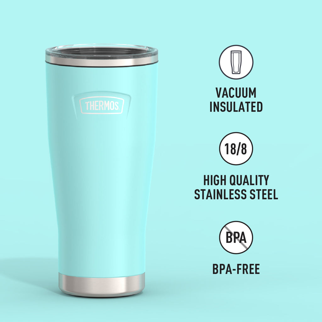 Thermos Stainless Steel Tumbler, w/ Slide Lock Lid, Graphite, 24 oz