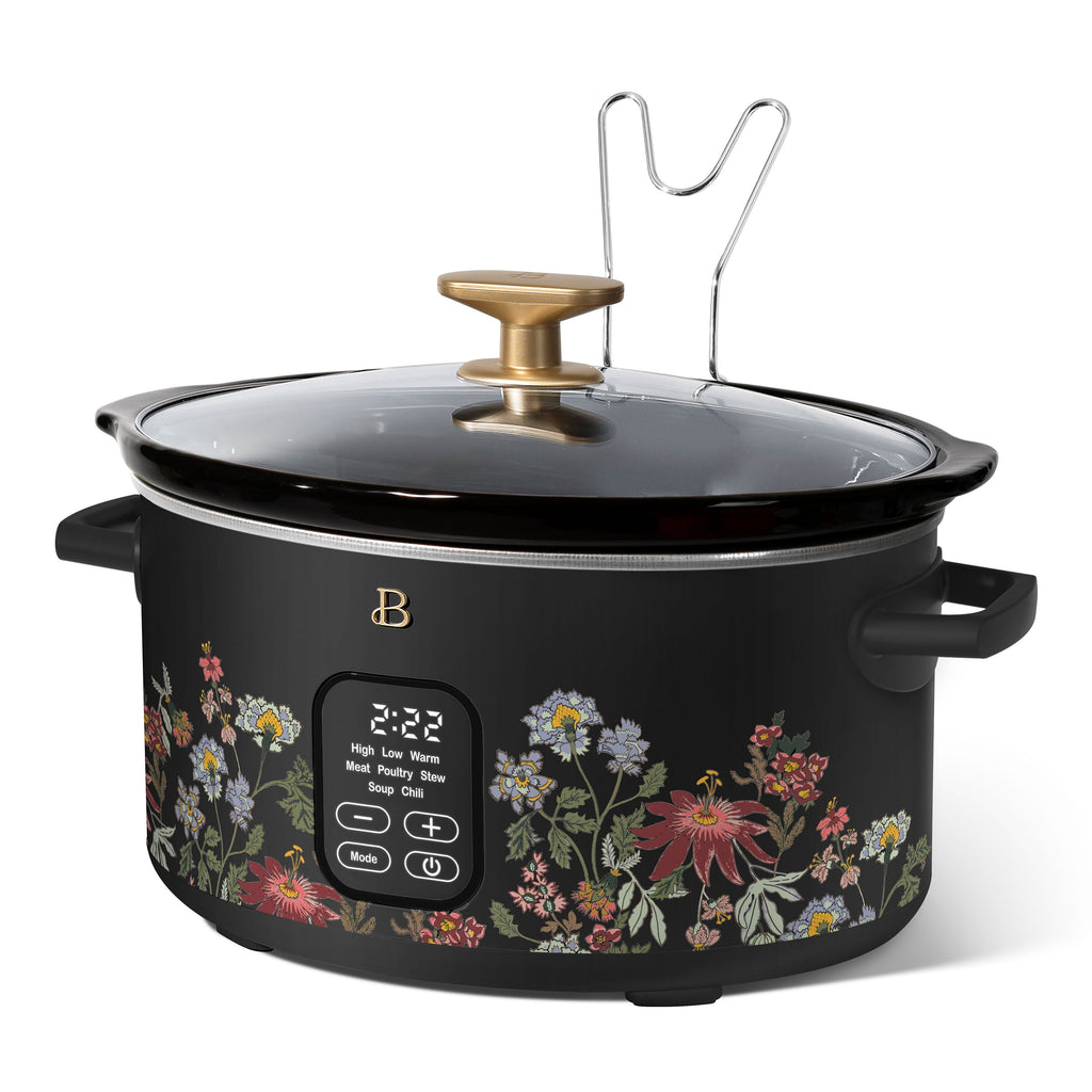 Beautiful 6 Qt Programmable Slow Cooker, Thyme Green by Drew Barrymore