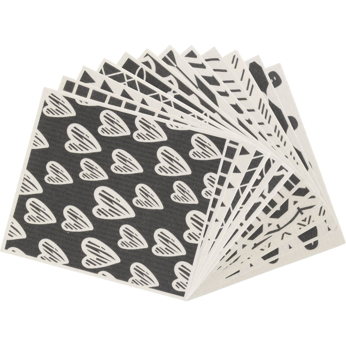 Xiyztok 12Pcs Swedish Dishcloths Highly Absorbent Kitchen Dish Cloths Reusable Dish Towels Non Scratch Dish Rags Soft Cotton Cleaning Cloth for Washing Cleaning Scrubbing Kitchen Dishes Bathroom