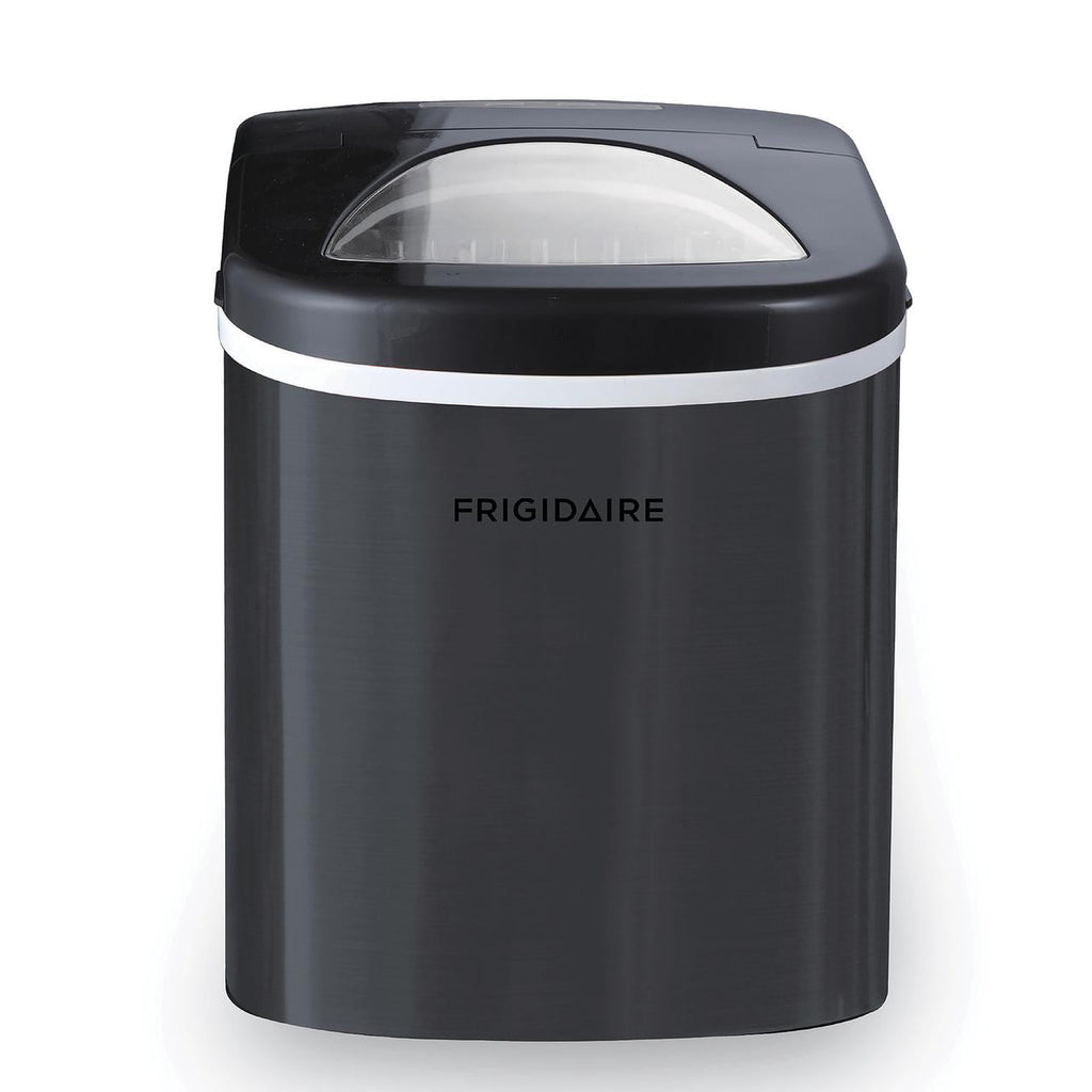 Frigidaire 26 lb. Bullet Ice Maker, Countertop Ice Machine with LED Control Panel, Red Stainless Steel