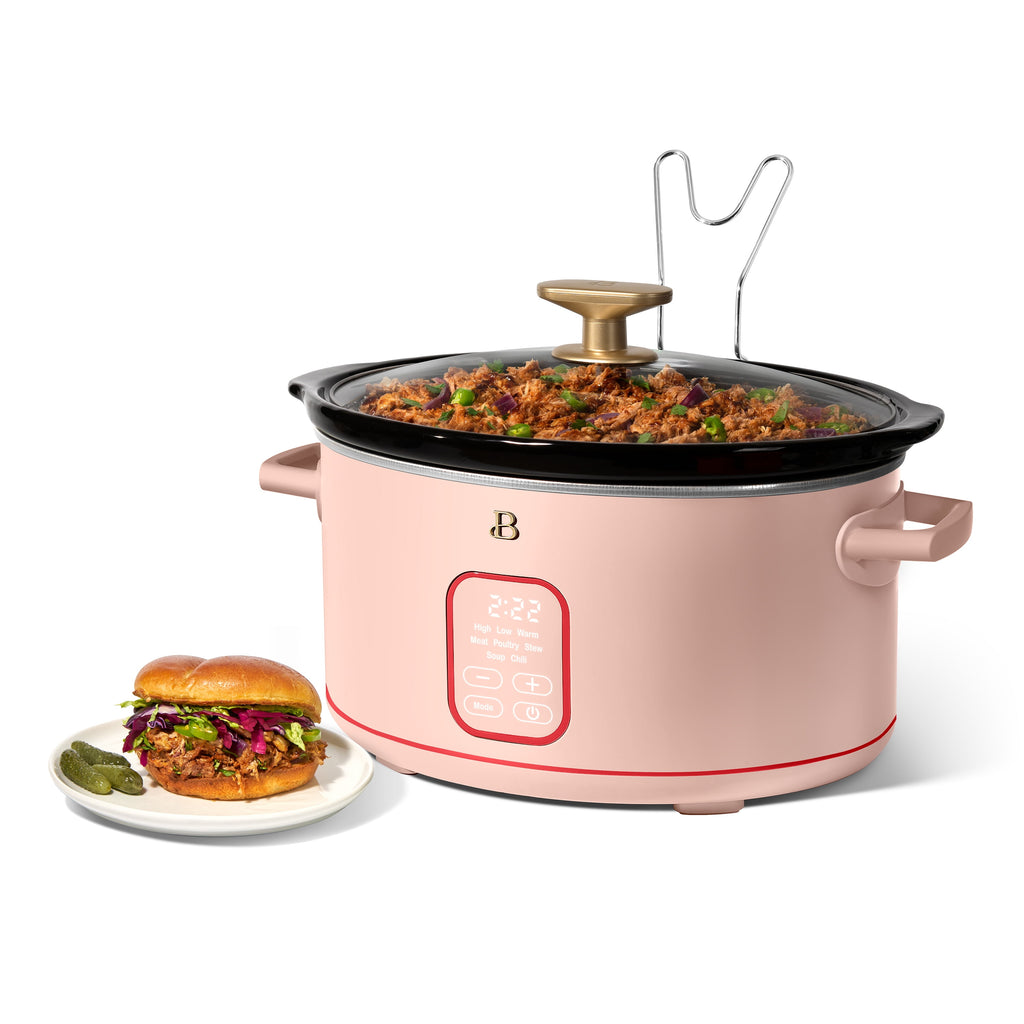 Beautiful 6 Qt Programmable Slow Cooker, Thyme Green by Drew Barrymore