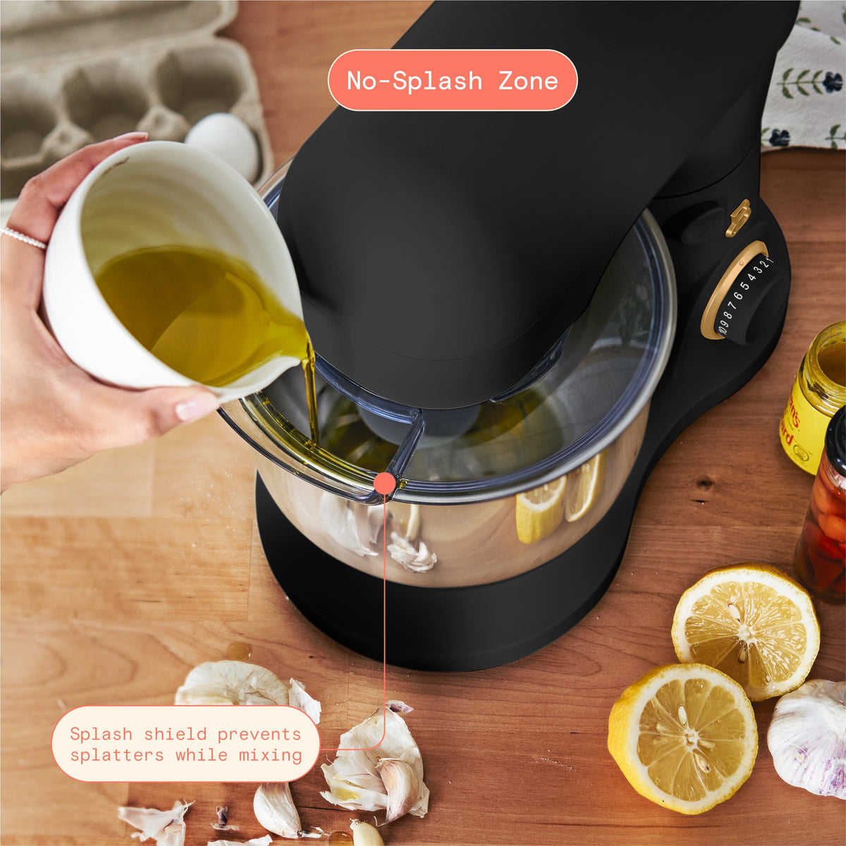 Beautiful 3.5 Qt Stand Mixer with Flat Beater, Dough Hook, Balloon Whisk, Chocolate by Drew Barrymore