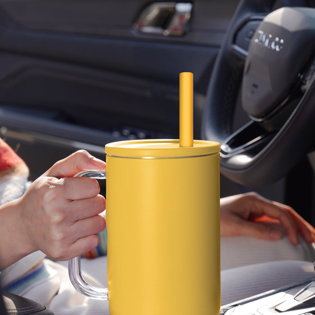 Tomorotec 12" Reusable Silicone Drinking Straws 15PCS with 2 Brushes, Compatible with Stanley Tumblers 40oz 30oz 20oz, Customizable for Various Drinkware, BPA-Free & Safe for Teeth (Morandi Colors)