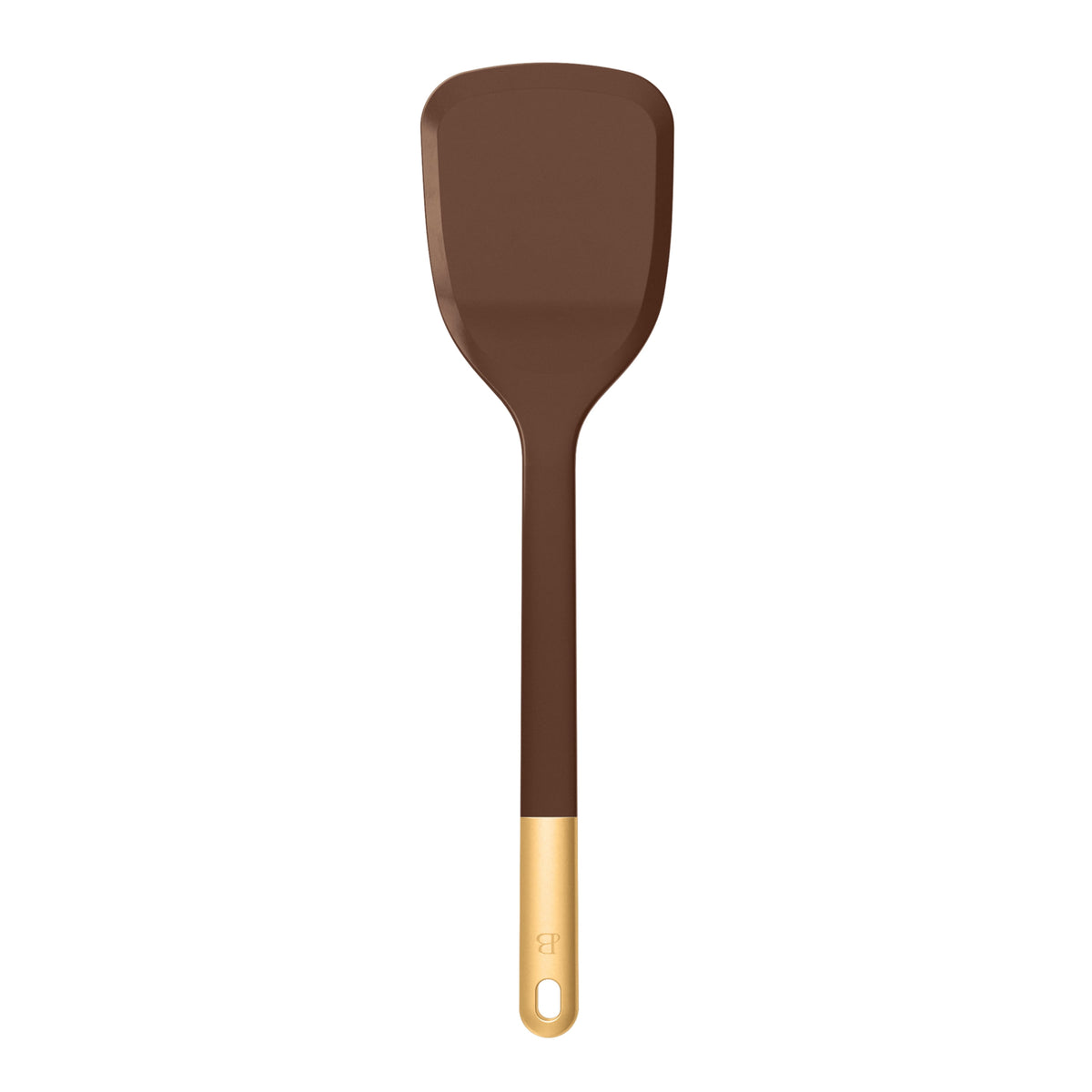 Beautiful 6-Piece Silicone Kitchen Tool Set with Ceramic Crock, Chocolate by Drew Barrymore