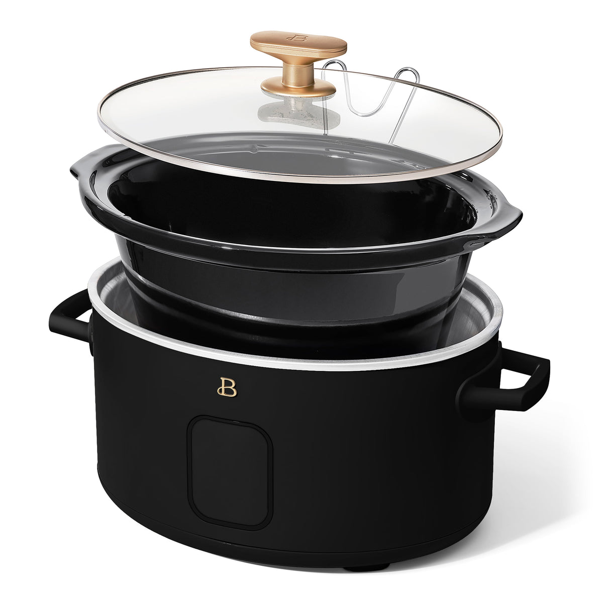 Beautiful 6 Qt Programmable Slow Cooker, Thyme Green by Drew Barrymore