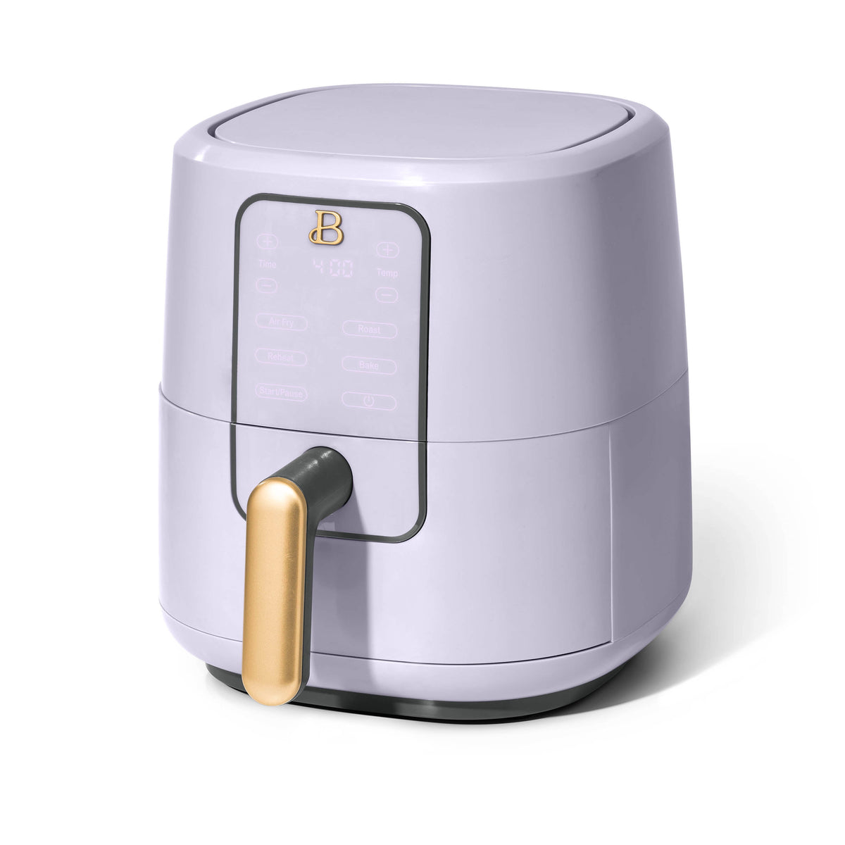 Beautiful 3 Qt Air Fryer with TurboCrisp Technology, EverGood Non-Toxic Ceramic Nonstick Coating, Chocolate by Drew Barrymore