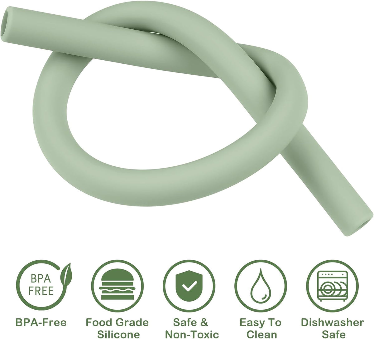 Tomorotec 12" Reusable Silicone Drinking Straws 15PCS with 2 Brushes, Compatible with Stanley Tumblers 40oz 30oz 20oz, Customizable for Various Drinkware, BPA-Free & Safe for Teeth (Morandi Colors)