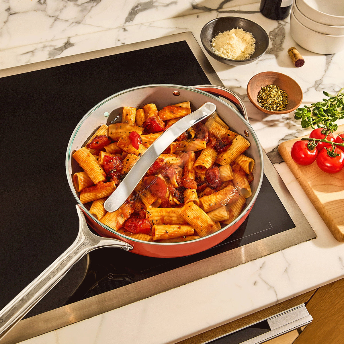 Caraway Ceramic Non-Stick Sauté Pan, 4.5 qt