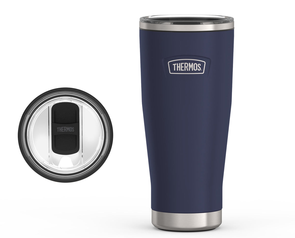 Thermos Stainless Steel Tumbler, w/ Slide Lock Lid, Graphite, 24 oz